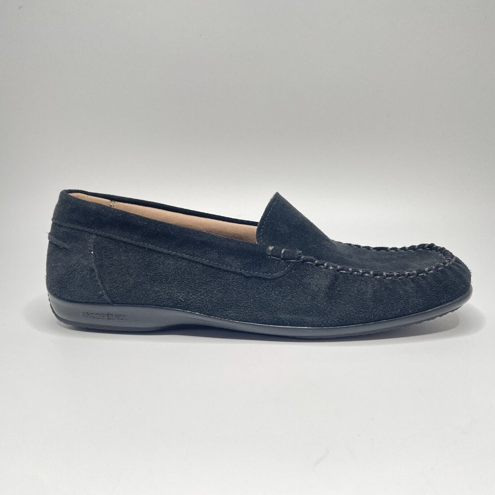 ARCOPEDICO Alice Black Suede Casual Loafers Womens Size US 9 Eur 40